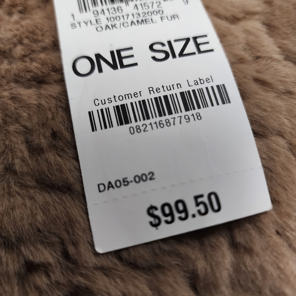 NWT INC Fleece Crossbody oak/camel - Picture 9 of 10